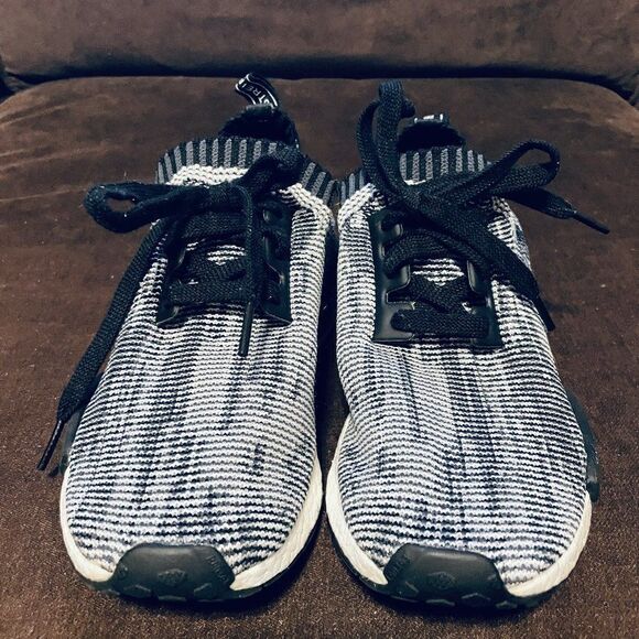 Mint Condition Adidas NMD Runner PK Glitch Camo Black White Nomad 6 Mens 7 Women - Picture 2 of 11